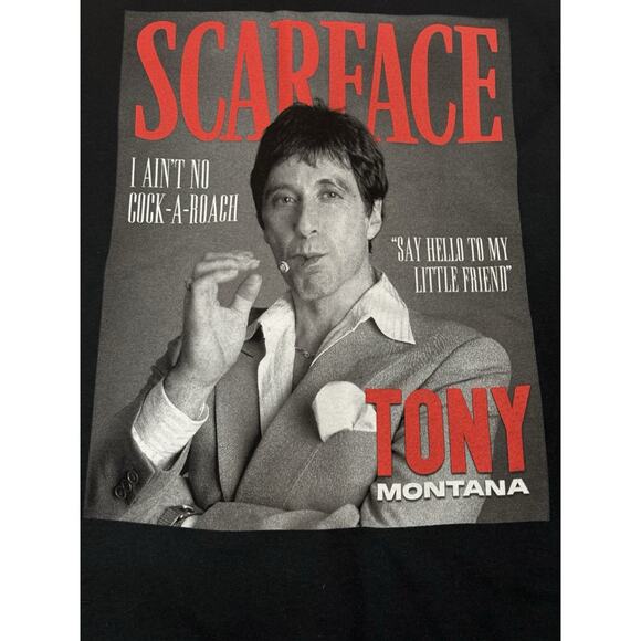 NEW Scarface - Movie Inspired Unisex Black T-Shirt Small - Picture 2 of 3
